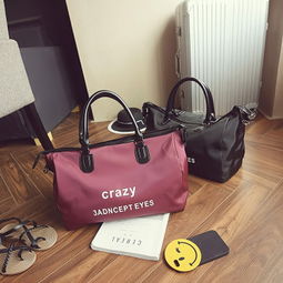 新款韓版女包潮流牛津布大手提包時(shí)尚休閑機(jī)車字母單肩斜跨包批發(fā) 溜溜箱包